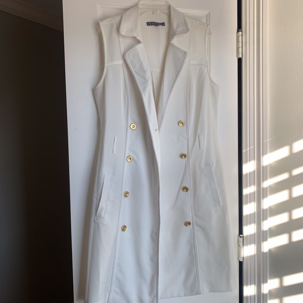 White Blazer Dress